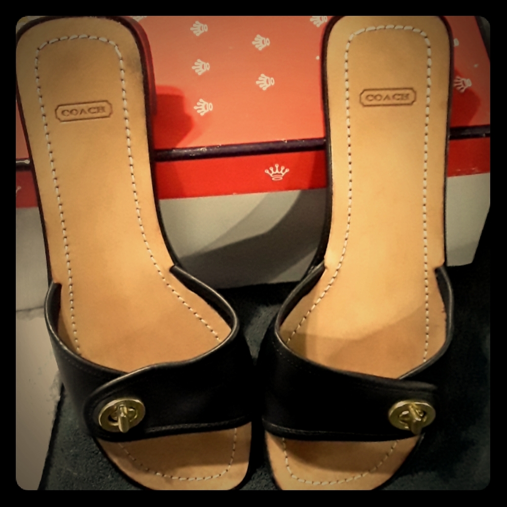 Coach sandals